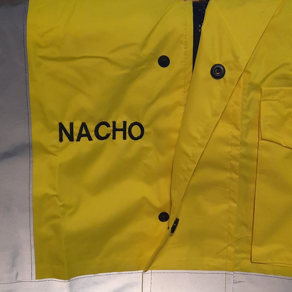 Hi Vis Waterproof Jacket with custom logo & name