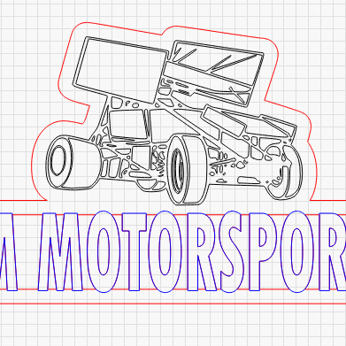 JW Motorsports Sign