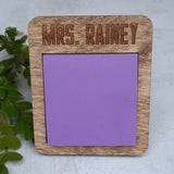 Teacher Note Holder with Name
