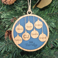 Our Family Personalized Ornaments