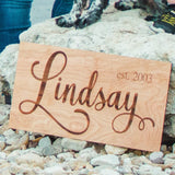 Name Photo Sign